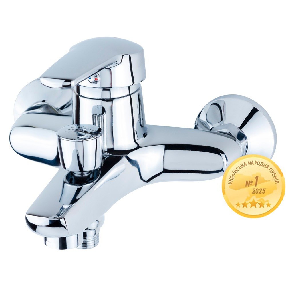 Змішувач для ванни Aquatica HM литий Ø40 мм Змішувач для ванни Aquatica HM литий Ø40 мм