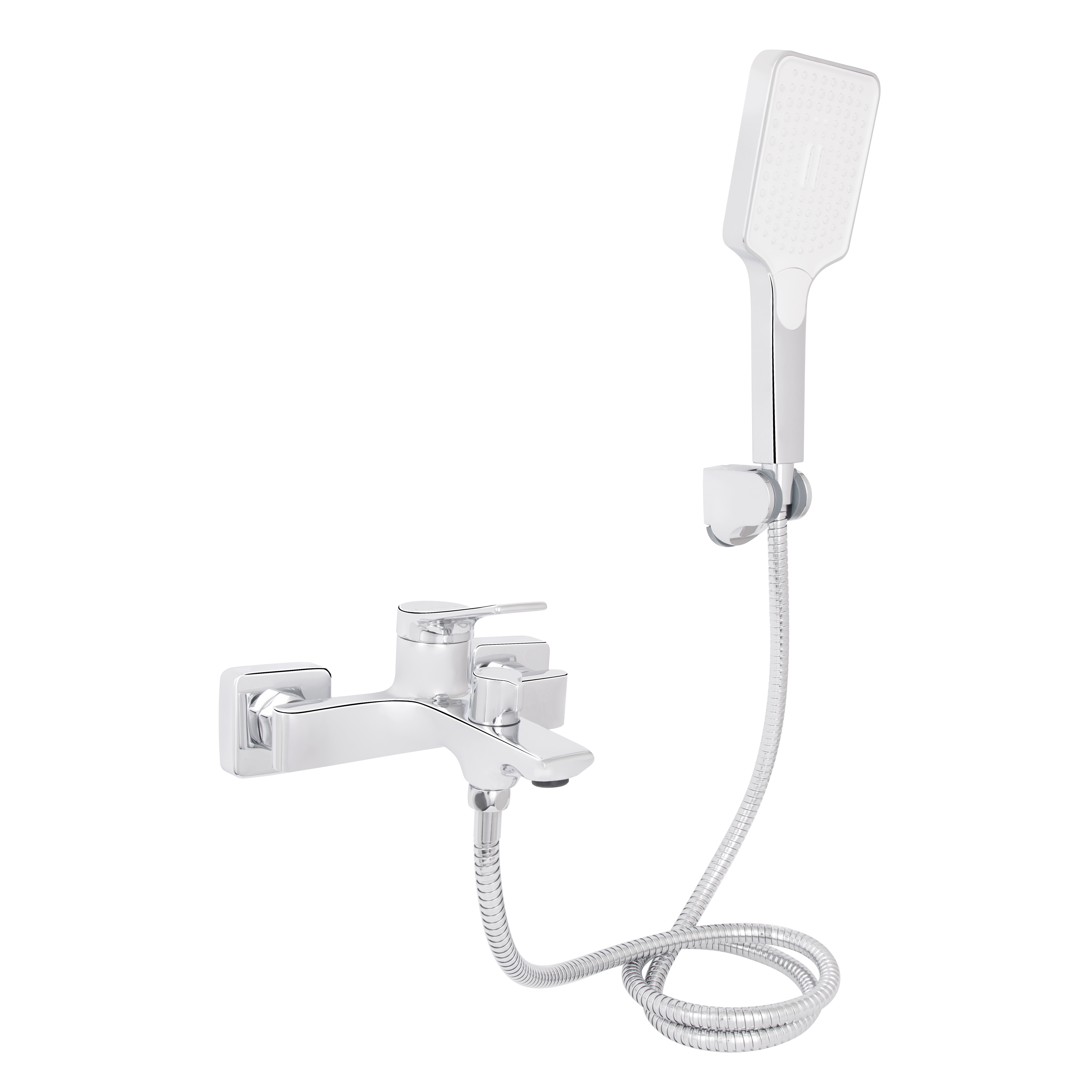 Смеситель для ванны с душевым гарнитуром Qtap Arvin Chrome (QTARV259CRM48640)