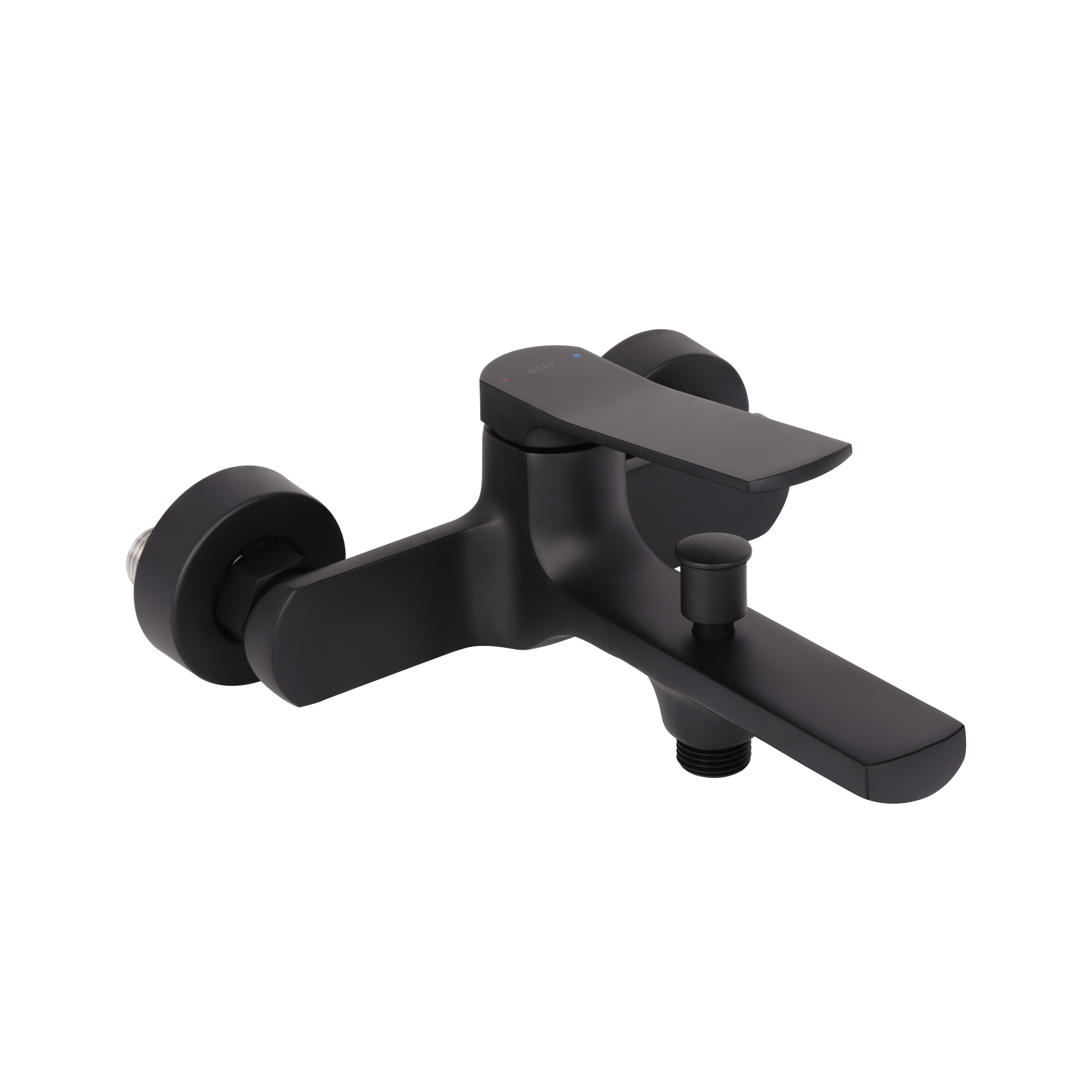 Змішувач для ванни Qtap Slavonice Black Matt (QTSLA259BLM45918)