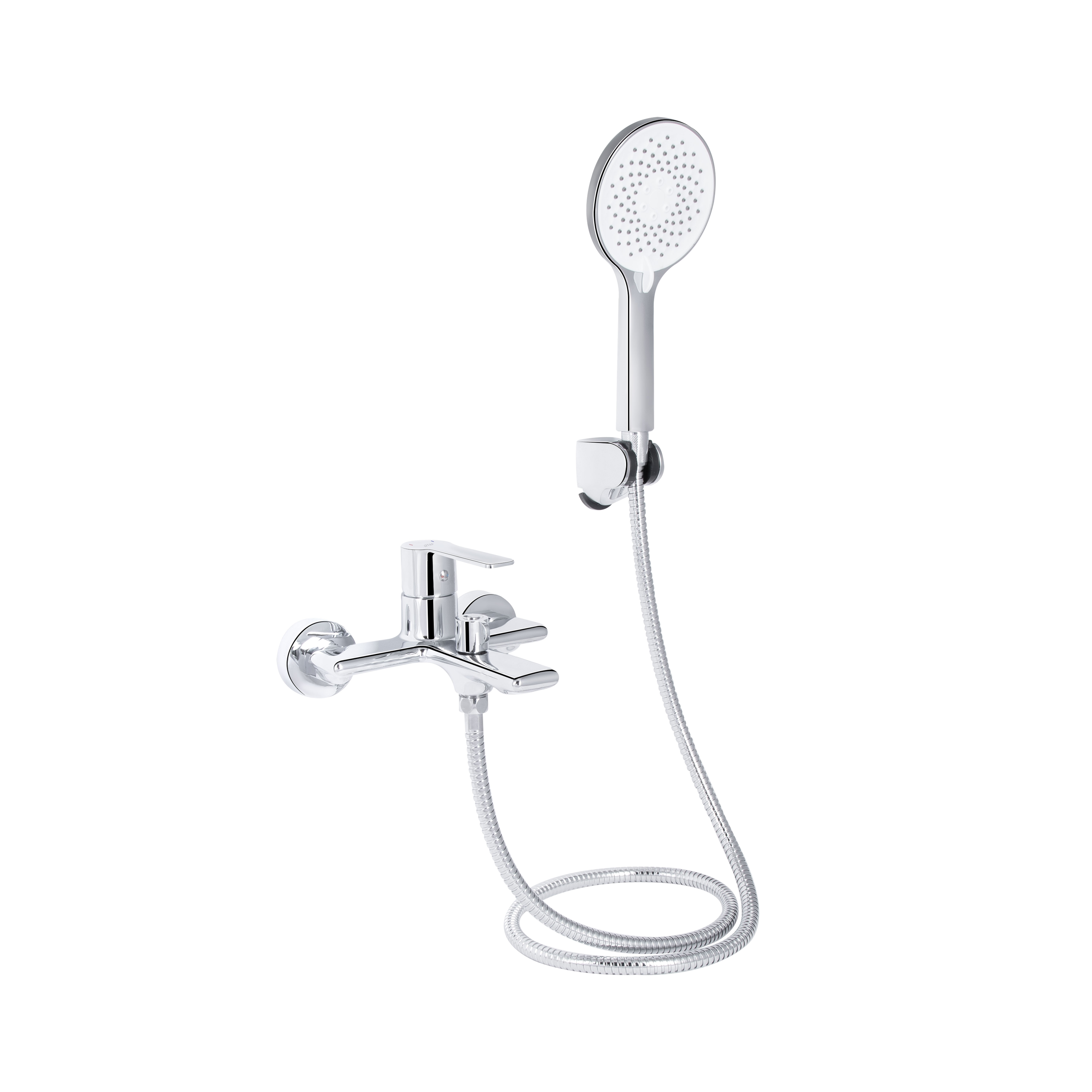 Змішувач для ванни Qtap Taurus (з душовим гарнітуром) Chrome (QTTAU259CRM45661)