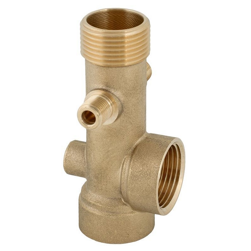 З'єднувач Aquatica шестивихідний 110 мм "М x 1/4М" x 1/4"М x 1"F x 1"F x 1/4"F